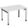 In hoogte verstelbaar bureau,HxBxD 680-820x1200x800mm,blad lichtgrijs