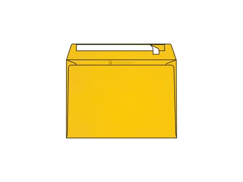 Gekleurde Envelop 120 gram C5 162x229mm Goudgeel 250 Stuks
