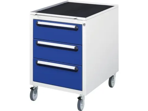 verrijdbaar ladeblok,v. werkbank,HxBxD 690x480x600mm,3lade(n)