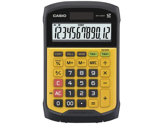 Rekenmachine Casio Waterdicht Wm-320mt