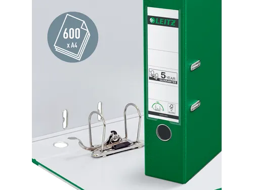 Ordner Leitz 1010 A4 80mm Pp Groen