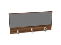 opzetpaneel bureau aanbouw achter NP-tiepolo nut BN8078-grijs 1200mm