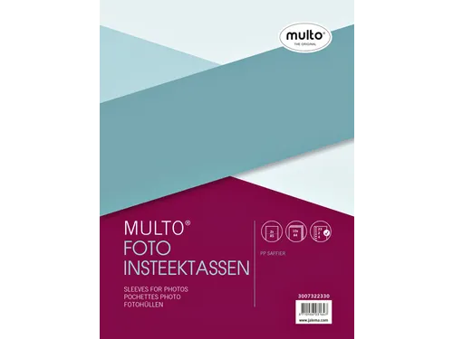 Fototas Multo A4 23-Gaats Pp 0.12mm Nerf 2 Vakken A5