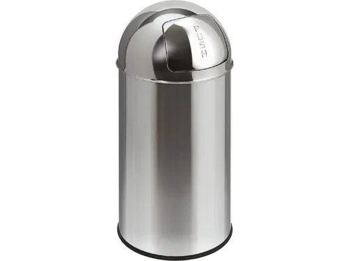 Afvalbak Pushcan 40 liter EKO RVS Kleur