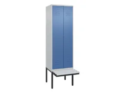 locker voor scheiding van kleding,HxBxD 2120x600x815mm,2vak