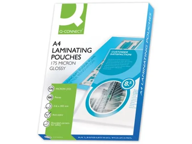 Lamineerhoes A4 Glanzend 216x303mm 2x175 Micron Doos 100 stuks