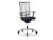 Siège de bureau mécanisme synchrone avec accoudoirs bleu foncé