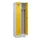 locker voor scheiding van kleding,HxBxD 1950x600x500mm,2vak