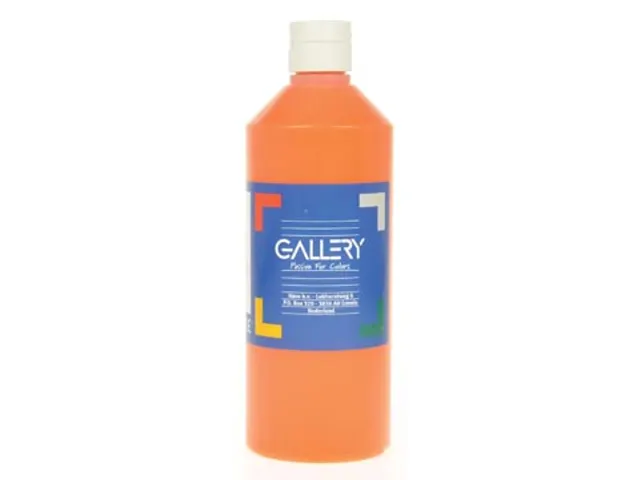 Plakkaatverf Gallery 500ml Oranje