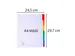 Tabblad Karton 160 Gram A4 + index 6 tabs wit