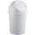 afvalbak,6l,HxØ 375x214mm,romp PP lichtgrijs,deksel PP lichtgrijs