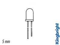 Fototransistor 5mm Glashelder 940nm