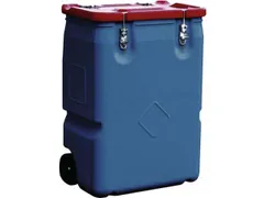 UN-bak,v. reinigingsdoeken,absorptiemiddelen,granulaat,HDPE,blauw,170l