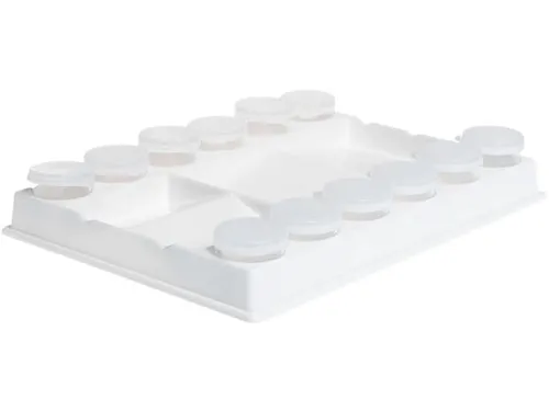 Palet Conda 20 x 15 x 3 cm plastic wit