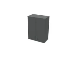 opzetkast v. kast met openslaande deuren MS-donkergrijs 1070x800x445mm