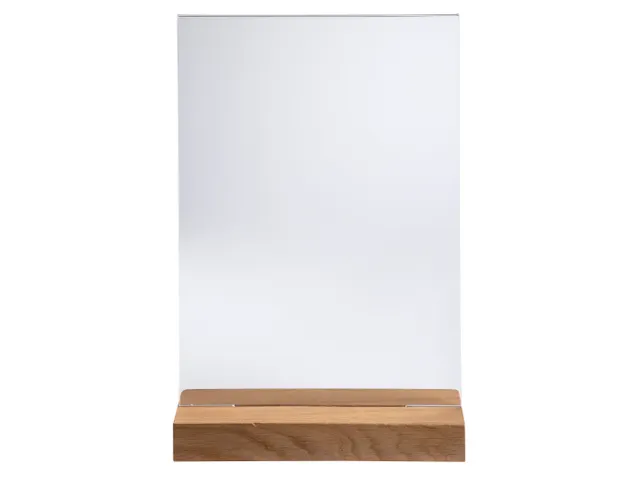 Folderhouder A4 vert icaal houten voet