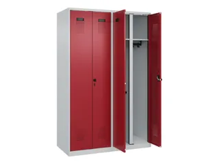 locker voor scheiding van kleding,HxBxD 1850x1200x500mm,4vak - 1
