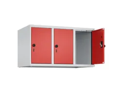 opzetkast,v. locker,3vak.,vak B 300mm,HxBxD 500x900x500mm,draaigrendel