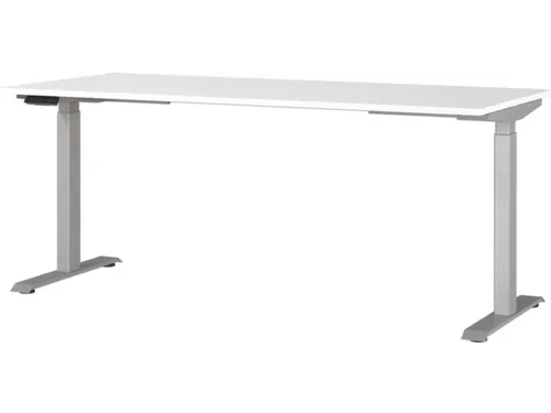 Elektrisch ihv bureau,HxBxD 720-1200x1800x800mm,blad wit