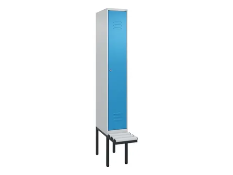 locker voor scheiding van kleding,HxBxD 2120x300x815mm,1vak