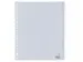 Tabblad Kangaro A4 venster PP 120 micron 23-gaats grijs 5-delig EB