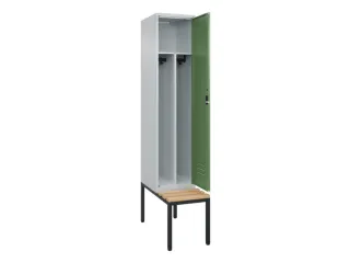 locker voor scheiding van kleding,HxBxD 2120x400x815mm,1vak - 2