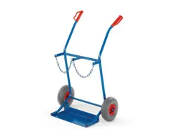 Flessenkar Draagvermogen 100Kg 2X20L-Fles Luchtbanden Ral5010 staal