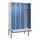 locker met bank,voor scheiding van kleding,HxBxD 2120x1200x815mm,4vak