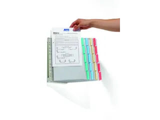 Durable 5692 Zichtpanelensysteem Wand FUNCTION WALL 20 tassen Assorti - 6