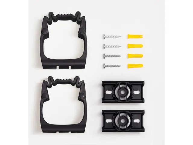 Wandhouder Toolflex One 2 klem adapter 15 tot 35 mm zwart