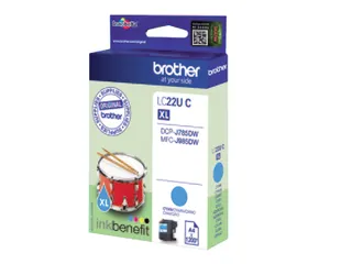 Inktcartridge Brother LC-22UC blauw - 3