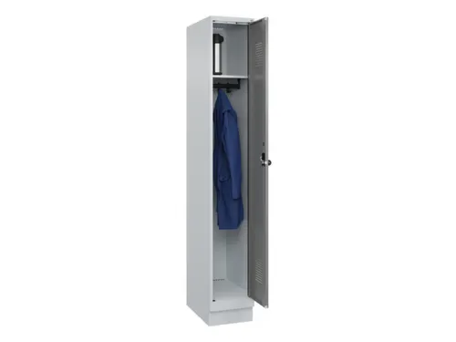 locker,HxBxD 1950x300x500mm,1vak,vak B 300mm,draaigrendel,sokkel