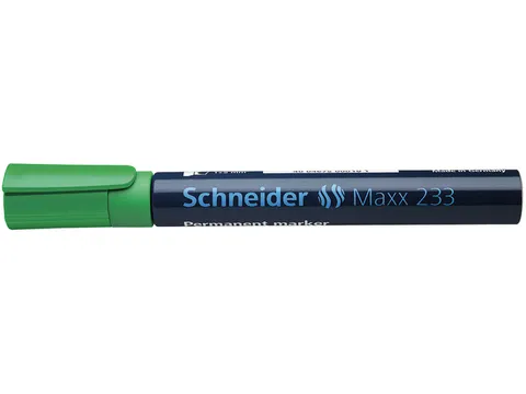 Marker Schneider Maxx 233 permanent beitelpunt groen