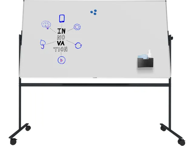Tableau blanc Legamaster UNITE Inclinable 120x220cm Base noire