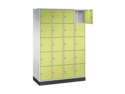 lockerkast,RAL 7035/RDS1108060,HxBxD 1950x1220x500mm,4x5vakken