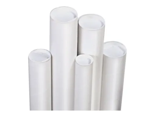 Verzendkoker CleverPack A1 650x50x1.5 met doppen wit pak à 20 stuks