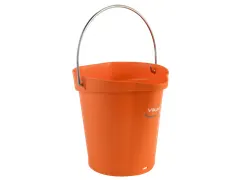 Hygiene 5688-7 emmer 6 liter oranje, maatverdeling en schenktuit