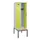 locker met bank,HxBxD 2120x600x815mm,2vak,vak B 300mm,cilinderslot