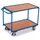 Tafelwagen 250kg 1000x600mm 2 Etages Houten Plaat Horizontale Beugel