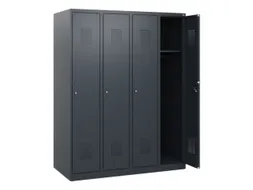 schoollocker,HxBxD 1530x1200x500mm,4vak,vak B 300mm,cil.-slot