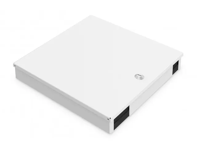 Glasvezel wandmontage Unibox medium 280x320x54mm grijs (RAL 7035)