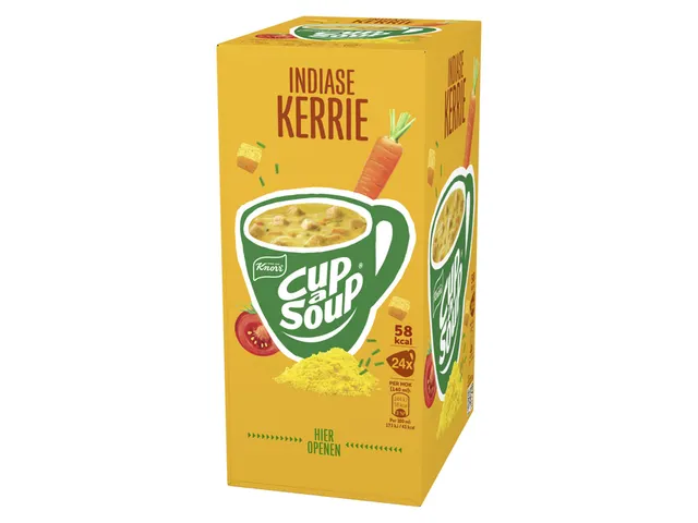 Cup a Soup Knorr Indiase kerrie Soep 24x140ml