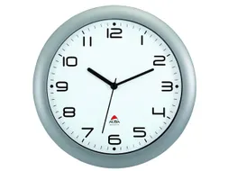 De Alba HORNEW wandklok met stille werking 30cm. Grijs