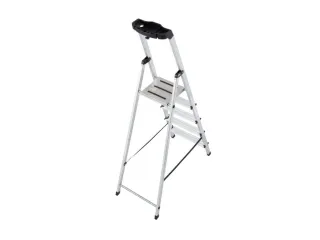 Lichte Universele Ladders Aluminium 5treden H 1,05m - 3