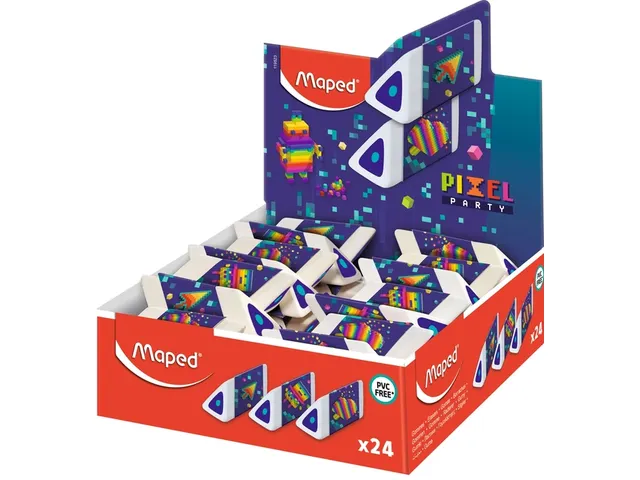 Gum Maped Pixel Party Pyramid display à 24 stuks