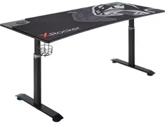 Xrocker Cougar Xl Gaming bureau grijs 5136501 verstelbaar aluminium