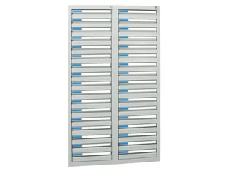 ladekast,HxBxD 1800x1000x500mm,34lade(n),centr. vergrendeling - 1