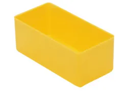 Inzetbak HxLxB 40x99x49mm Polystyreen Geel 50 stuks
