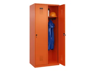 locker,HxBxD 1850x800x500mm,2vak,vak B 400mm,draaigrendel - 1