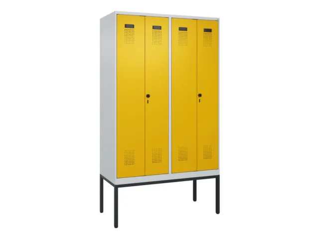 locker voor scheiding van kleding,HxBxD 2120x1200x500mm,4vak